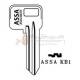 Assa Camlock 22401 nøgleemne blank