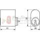 Oval cylinder Ruko 1660
