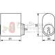 ASSA cylinder RD1660 D1200