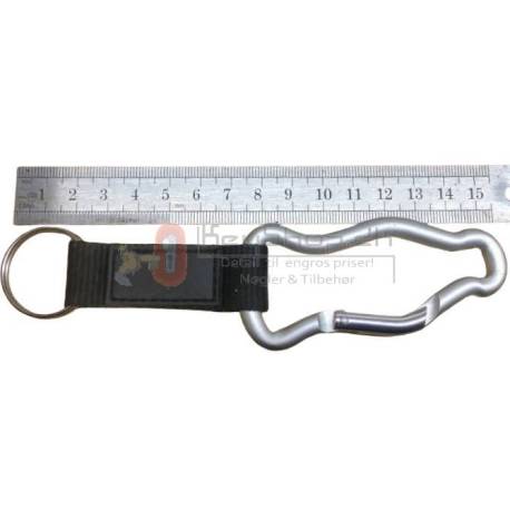 Karabinhage alu med strop